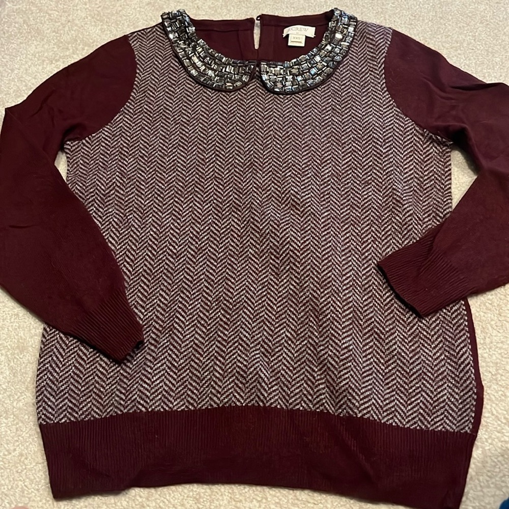 Jcrew jewelry sweater